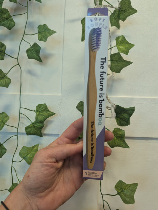 Bamboo Adult Toothbrush-Soft Bristles