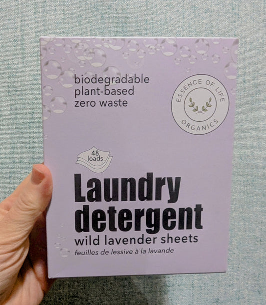 Essence Of Life Organics Lavender Detergent Strips-48 loads