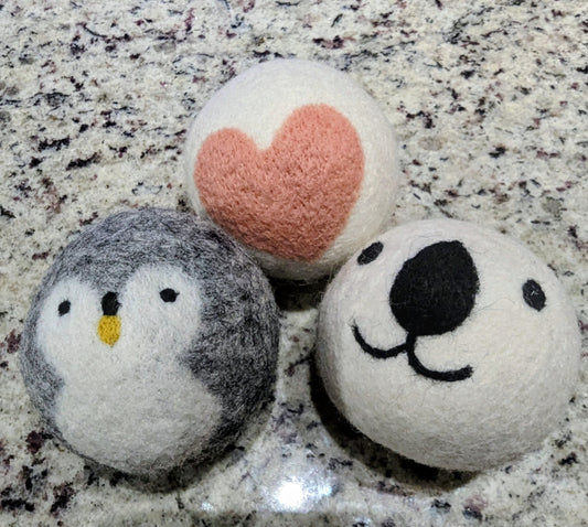 Wool Dryer Balls- Set of 3