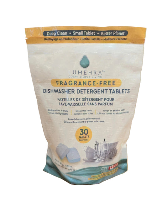 Lumehra Fragrance Free Dishwasher Tablets
